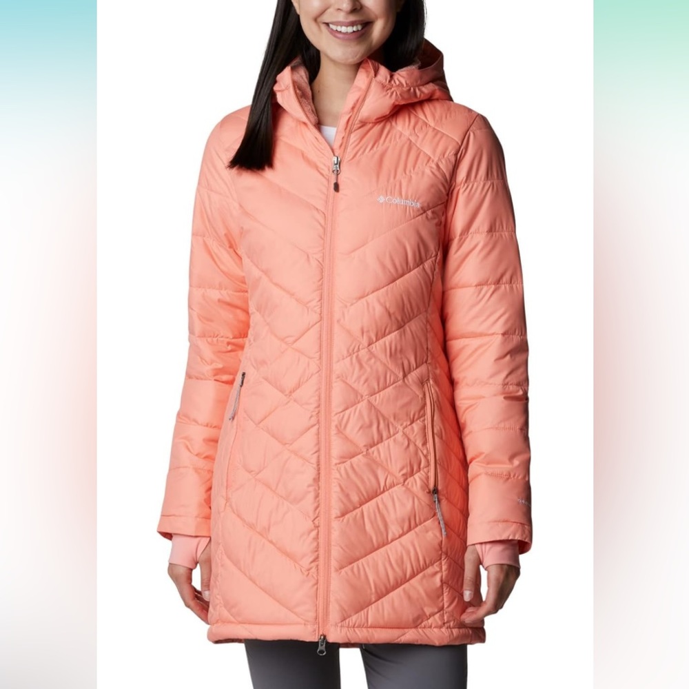 Columbia Women's Heavenly Long Hooded Jacket-Large